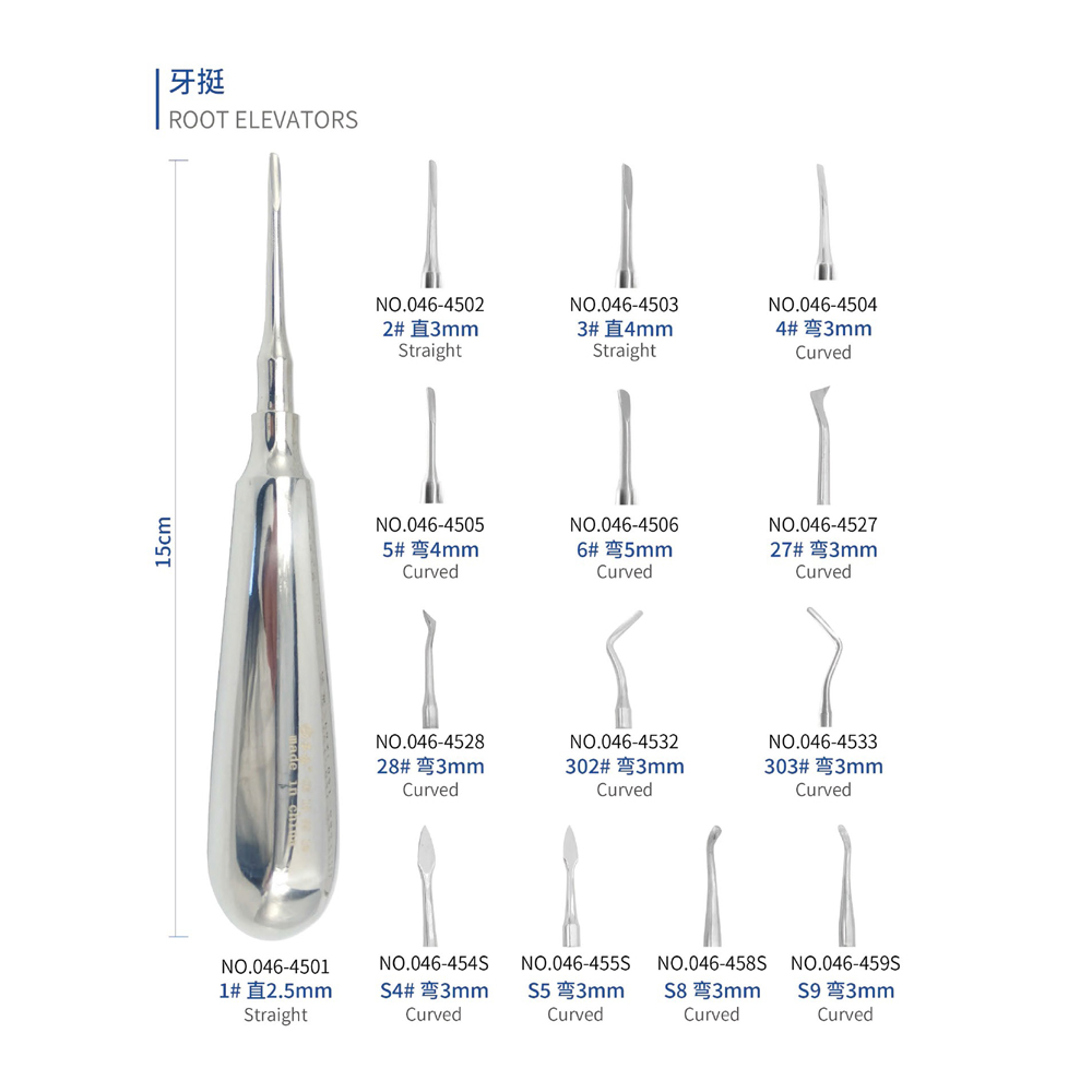 Root elevators, Dental Instrument